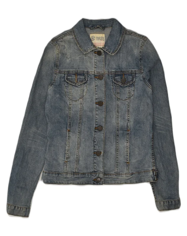 Trendy Women's Apparel FAT FACE Womens Denim Jacket UK 10 Small Blue