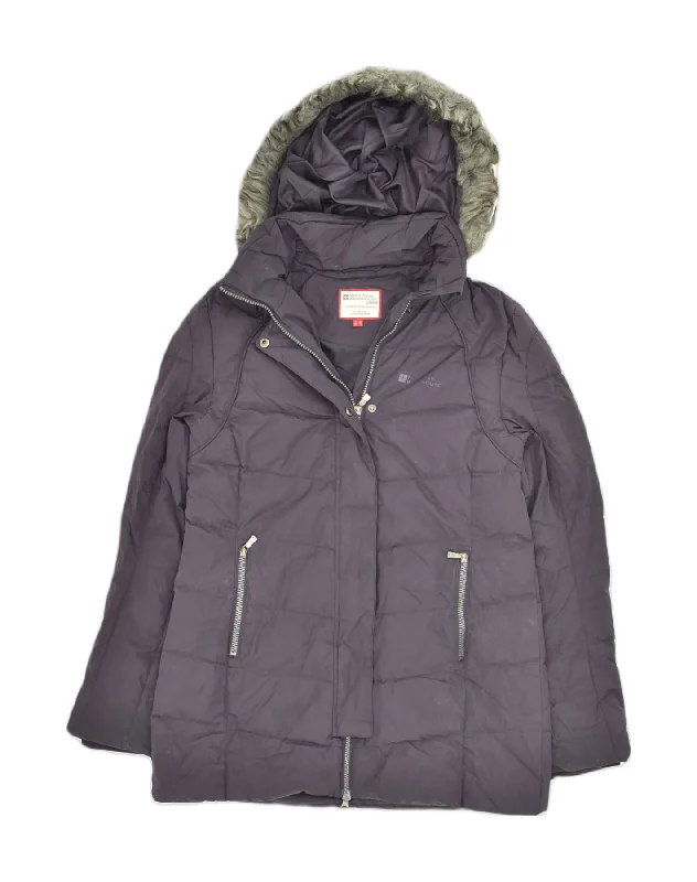 Women's High Street Fashion MOUNTAIN WAREHOUSE Womens Hooded Padded Jacket UK 12 Medium Purple Women's High Street Fashion MOUNTAIN WAREHOUSE Womens Hooded Padded Jacket UK 12 Medium Purple