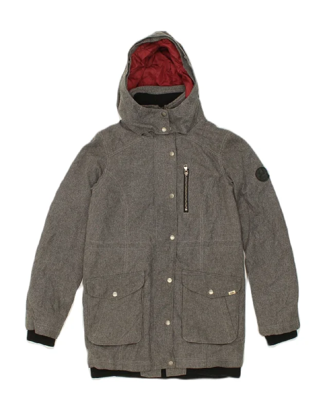 Trendy Boutique Online VANS Womens Hooded Windbreaker Jacket UK 10 Small Grey Polyester Trendy Boutique Online VANS Womens Hooded Windbreaker Jacket UK 10 Small Grey Polyester