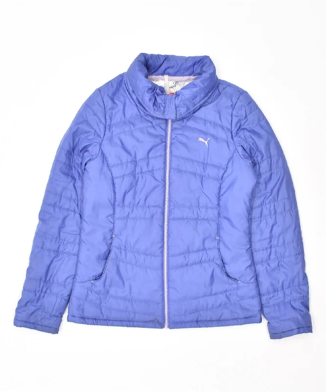 Women's Functional Apparel For Outdoor Activities PUMA Womens Padded Jacket UK 12 Medium Purple Polyester Women's Functional Apparel For Outdoor Activities PUMA Womens Padded Jacket UK 12 Medium Purple Polyester