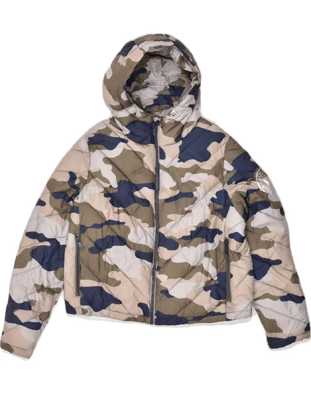 Minimalist Women's Fashion Clothing DKNY Womens Hooded Padded Jacket UK 18 XL Multicoloured Camouflage Minimalist Women's Fashion Clothing DKNY Womens Hooded Padded Jacket UK 18 XL Multicoloured Camouflage
