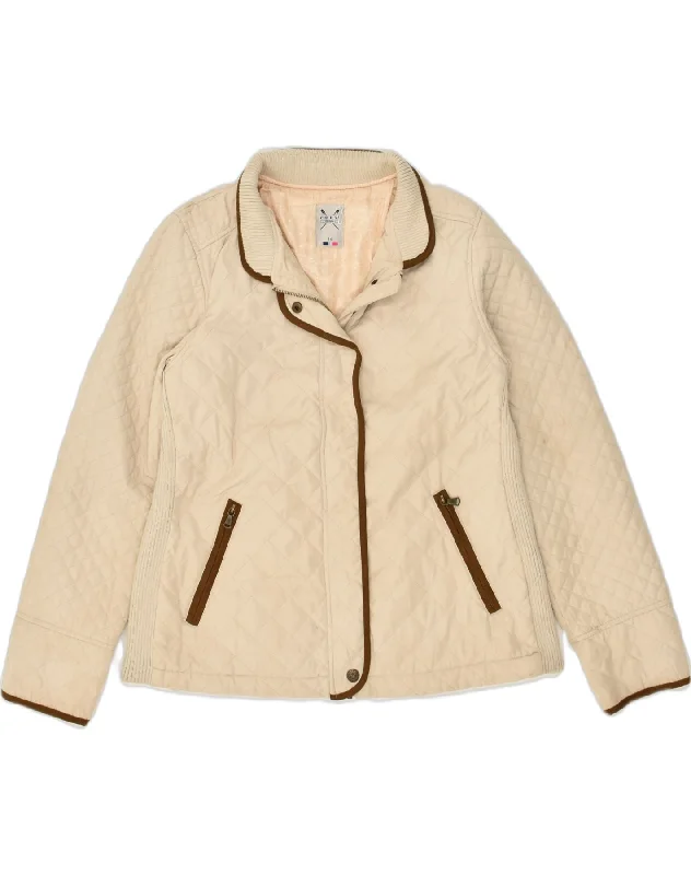 Women's Evening Wear CREW CLOTHING Womens Quilted Jacket UK 16 Large Beige Polyester Women's Evening Wear CREW CLOTHING Womens Quilted Jacket UK 16 Large Beige Polyester