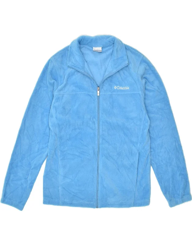 Women's Clothing COLUMBIA Womens Fleece Jacket UK 16 Large Blue Polyester