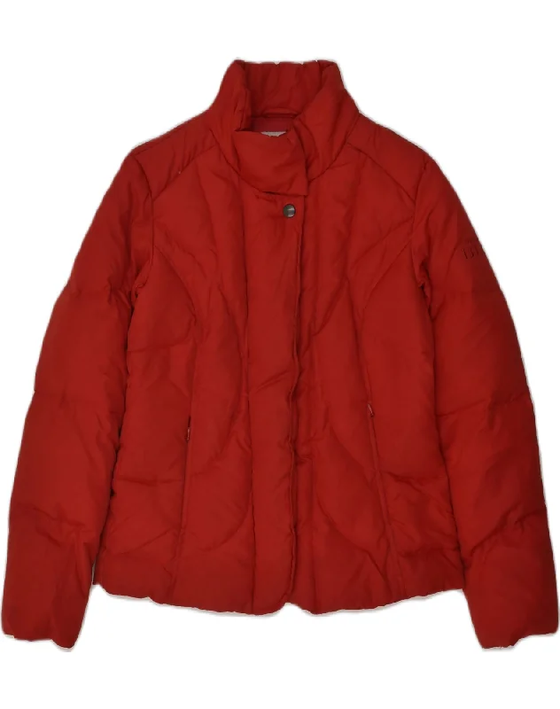 Casual Style for Busy Women BYBLOS Womens Padded Jacket UK 14 Medium Red Polyester