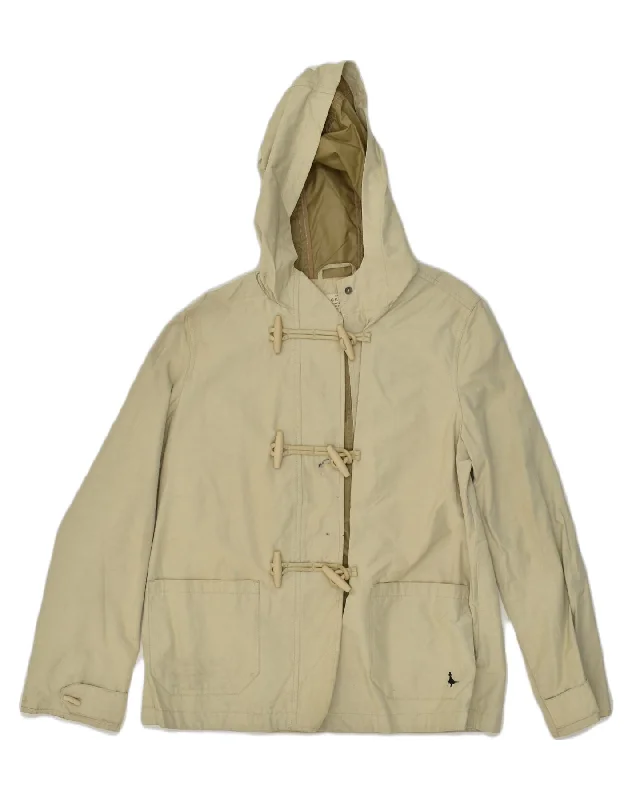 Women's Outerwear Attire JACK WILLS Womens Hooded Duffle Jacket UK 10 Small Beige Cotton Women's Outerwear Attire JACK WILLS Womens Hooded Duffle Jacket UK 10 Small Beige Cotton