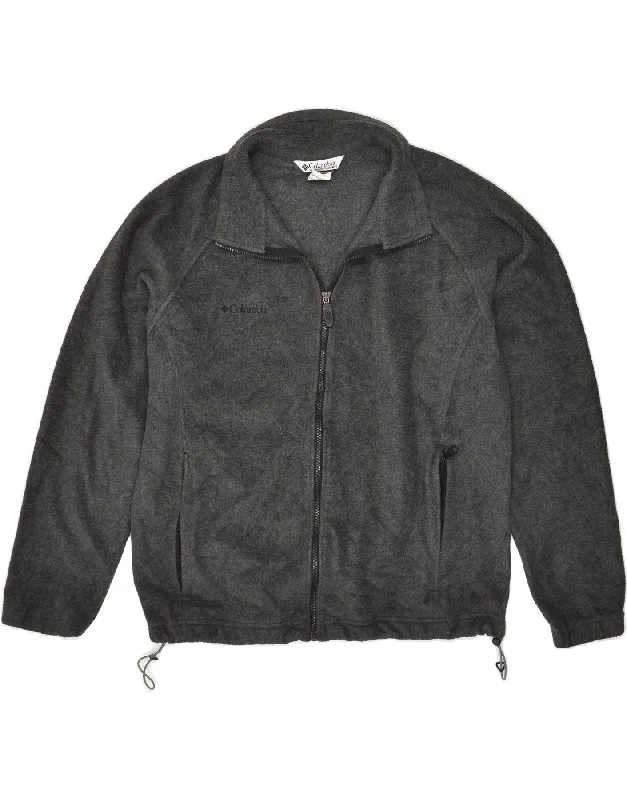 Online Boutiques Clothing COLUMBIA Womens Fleece Jacket UK 18 XL Grey Polyester
