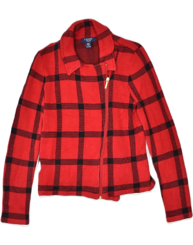 Affordable Trendy Clothes For Women CHAPS Womens Petite Bomber Jacket UK 10 Small Red Check Cotton Affordable Trendy Clothes For Women CHAPS Womens Petite Bomber Jacket UK 10 Small Red Check Cotton