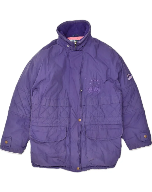 Fashion-forward Women's Wear DIADORA Womens Windbreaker Jacket UK 10 Small Purple Polyester Fashion-forward Women's Wear DIADORA Womens Windbreaker Jacket UK 10 Small Purple Polyester
