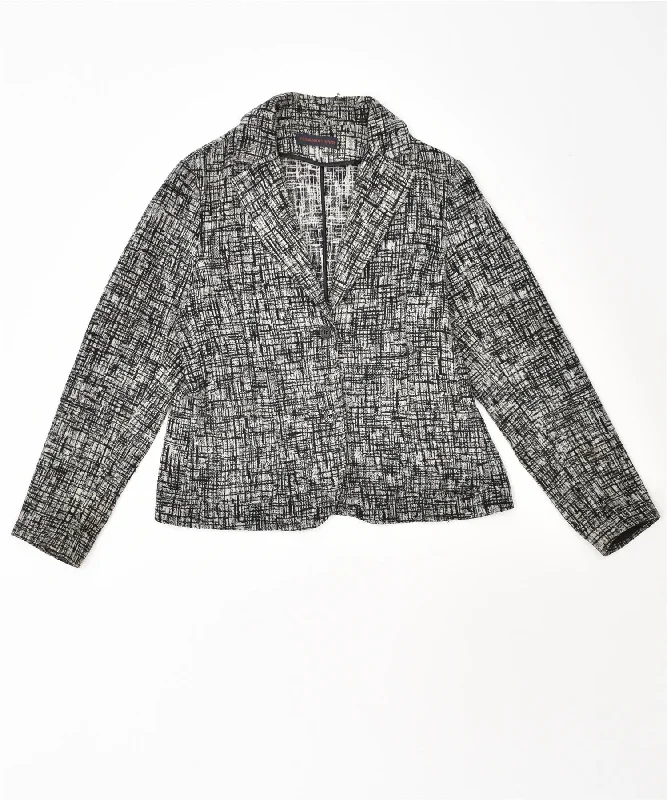 Online Boutiques Clothing TRUSSARDI Womens 2 Button Blazer Jacket IT 48 XL Black Acrylic Online Boutiques Clothing TRUSSARDI Womens 2 Button Blazer Jacket IT 48 XL Black Acrylic