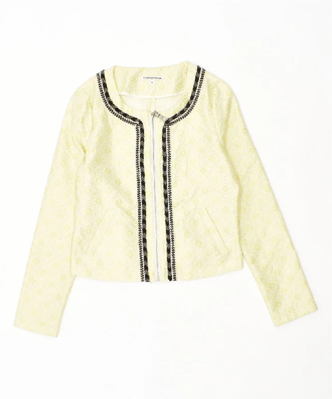 Workwear Fashion for Women TRAMONTANA Womens Full Zip Blazer Jacket UK 14 Medium Yellow Vintage Workwear Fashion for Women TRAMONTANA Womens Full Zip Blazer Jacket UK 14 Medium Yellow Vintage