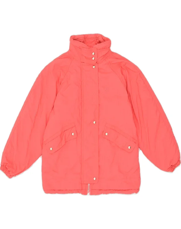 Premium Fabrics BELFE Womens Windbreaker Jacket EU 42 Large Red Nylon