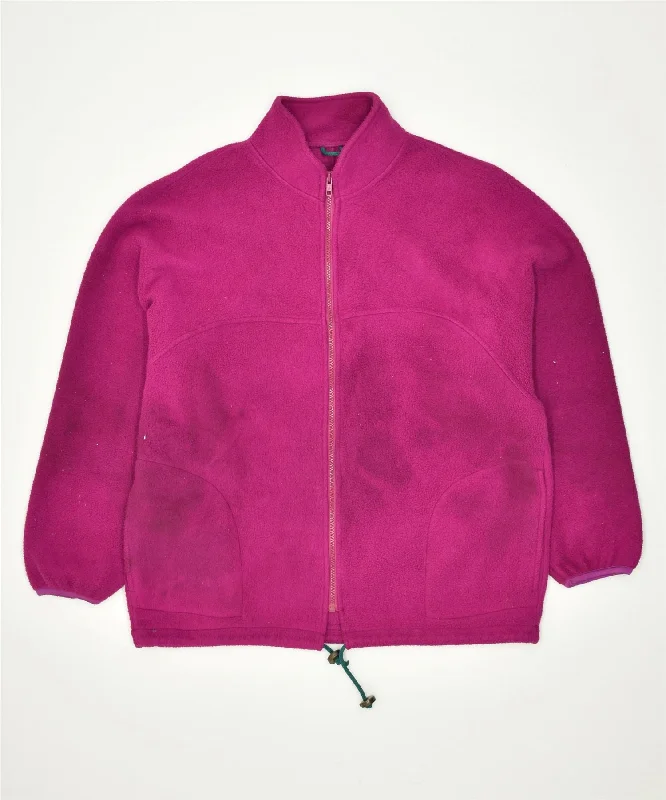 Women's Casual Attire LOTTO Womens Fleece Jacket UK 14 Medium Pink Polyester