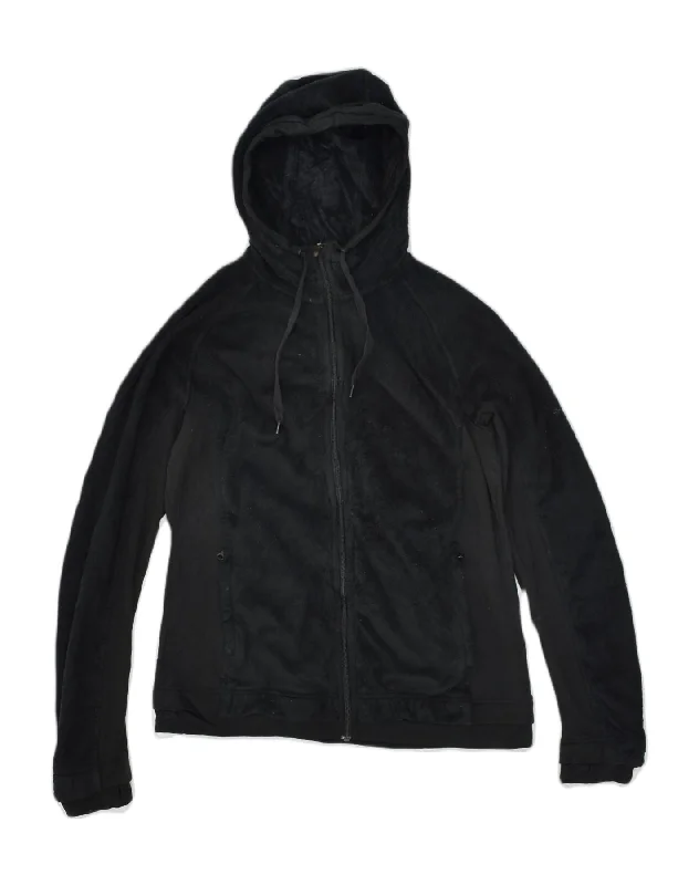Women's Elegant Outfit COLUMBIA Womens Hooded Fleece Jacket UK 16 Large Black Polyester Women's Elegant Outfit COLUMBIA Womens Hooded Fleece Jacket UK 16 Large Black Polyester