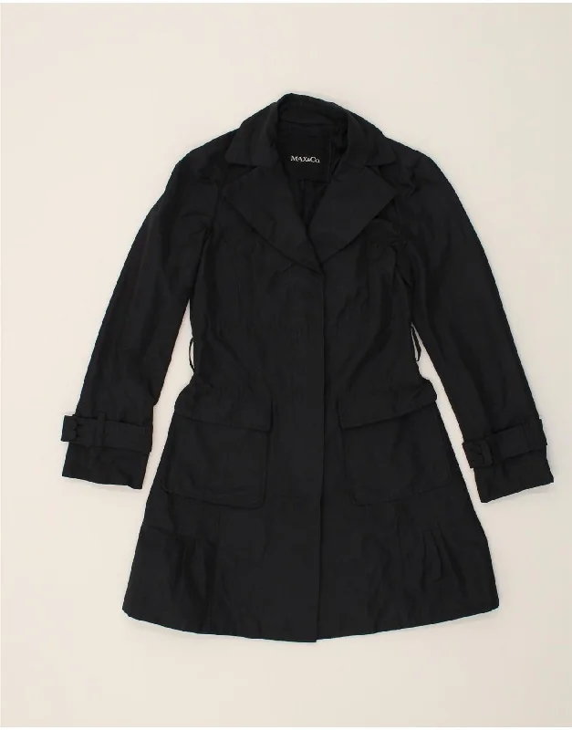 Women's Elegant Outfit MAX & CO. Womens Overcoat UK 6 XS Navy Blue