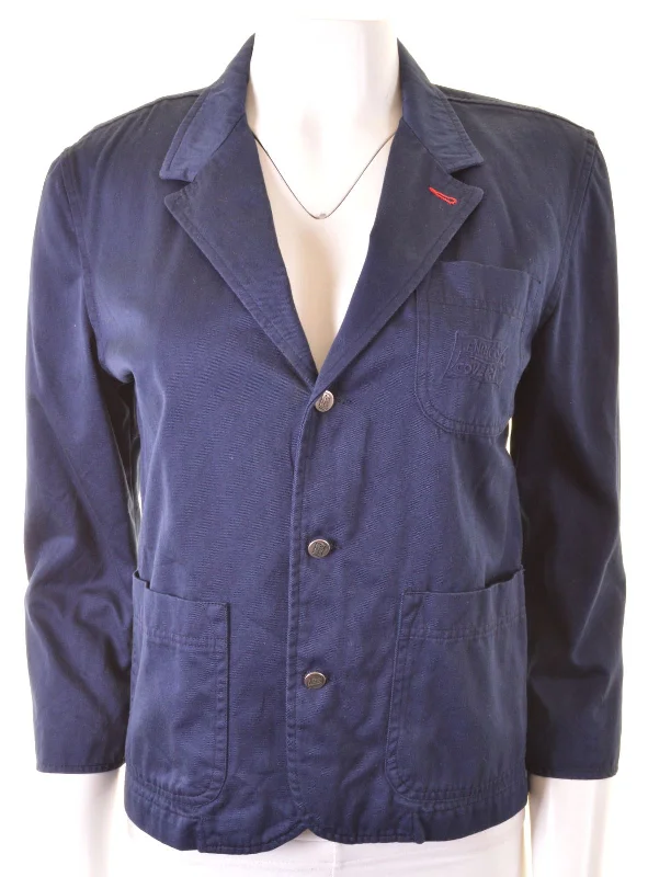 Trendy Women's Apparel for All Seasons ENRICO COVERI Womens 3 Button Blazer Jacket 3/4 Sleeve EU 34 XS Navy Blue Trendy Women's Apparel for All Seasons ENRICO COVERI Womens 3 Button Blazer Jacket 3/4 Sleeve EU 34 XS Navy Blue