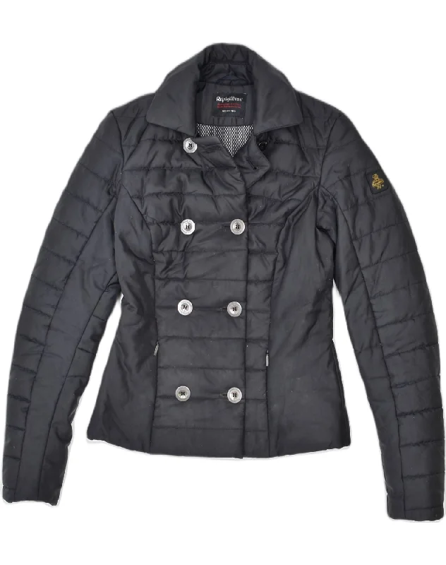Clothes For Women REFRIGIWEAR Womens Padded Jacket IT 40 Small Black Polyamide