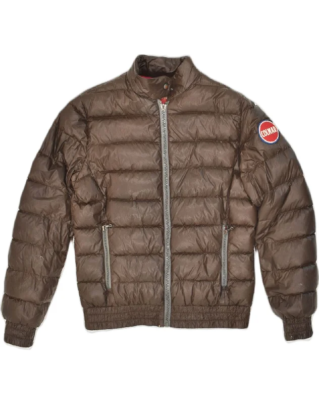 Women's Loungewear Clothes COLMAR Womens Padded Jacket IT 46 Large Brown Polyester