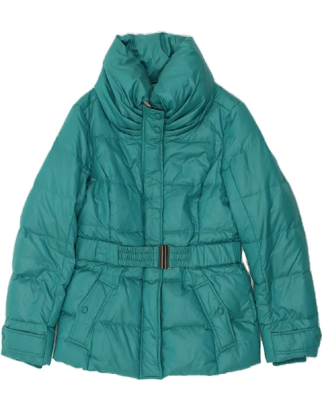 Women's Formal Wear ESPRIT Womens Padded Jacket UK 14 Medium Turquoise Polyester