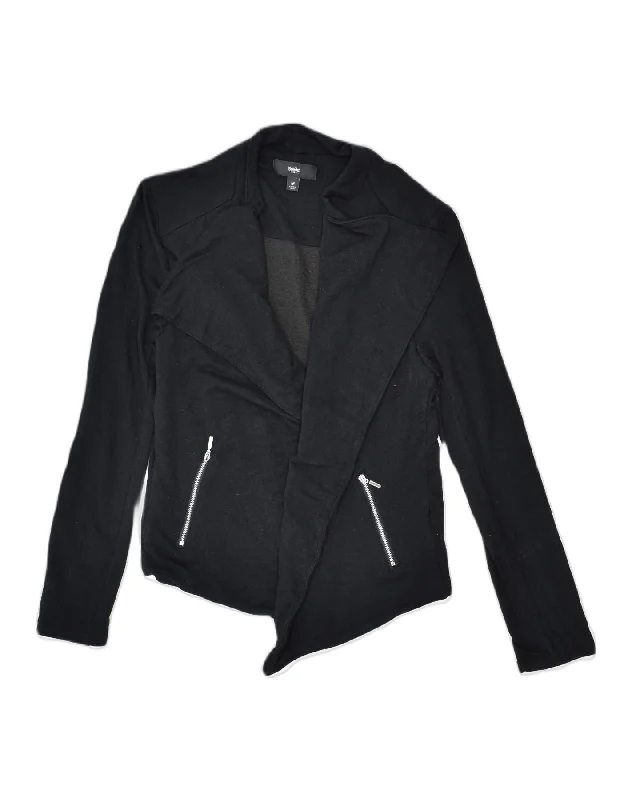 Women's Stylish Vacation Attire MOSSIMO Womens Blazer Jacket UK 14 Medium Black Rayon Women's Stylish Vacation Attire MOSSIMO Womens Blazer Jacket UK 14 Medium Black Rayon