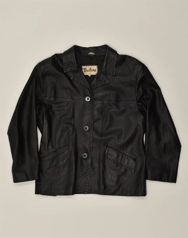 Affordable Trendy Clothes For Women VINTAGE Womens 3 Button Blazer Jacket IT 50 XL Black Acetate Affordable Trendy Clothes For Women VINTAGE Womens 3 Button Blazer Jacket IT 50 XL Black Acetate