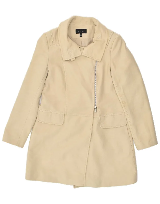 Women's Activewear Outfit KAREN MILLEN Womens Overcoat UK 12 Medium Beige Cotton