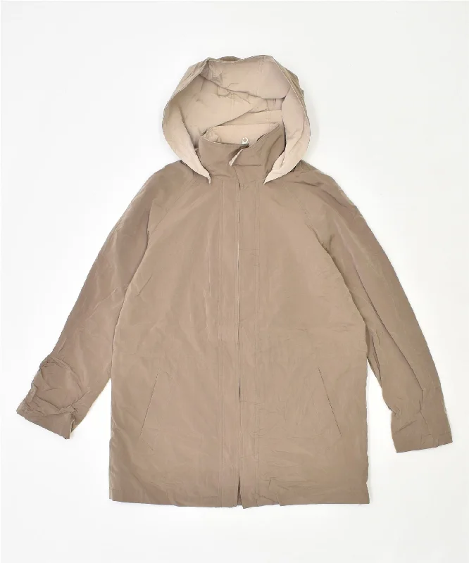 End Of Season Sale Clothing NAUTICA Womens Oversized Hooded Windbreaker Jacket UK 14 Medium Beige End Of Season Sale Clothing NAUTICA Womens Oversized Hooded Windbreaker Jacket UK 14 Medium Beige