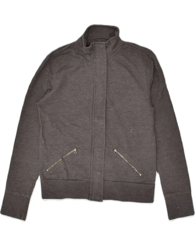 Clothes For Sale BANANA REPUBLIC Womens Bomber Jacket UK 8 Small Grey Cotton