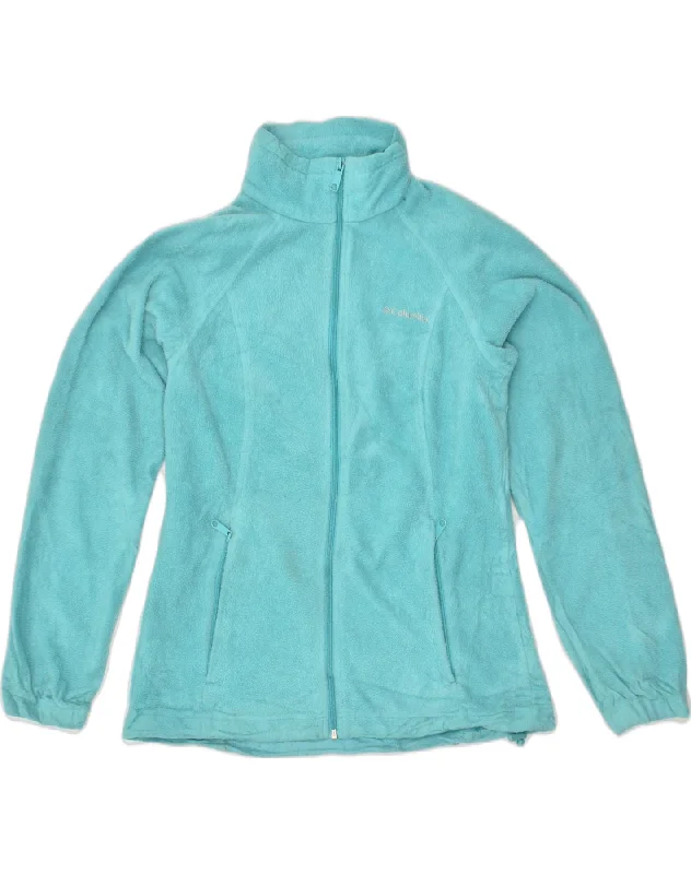 Fashionable Women's Clothes COLUMBIA Womens Fleece Jacket UK 10 Small Turquoise Polyester Fashionable Women's Clothes COLUMBIA Womens Fleece Jacket UK 10 Small Turquoise Polyester