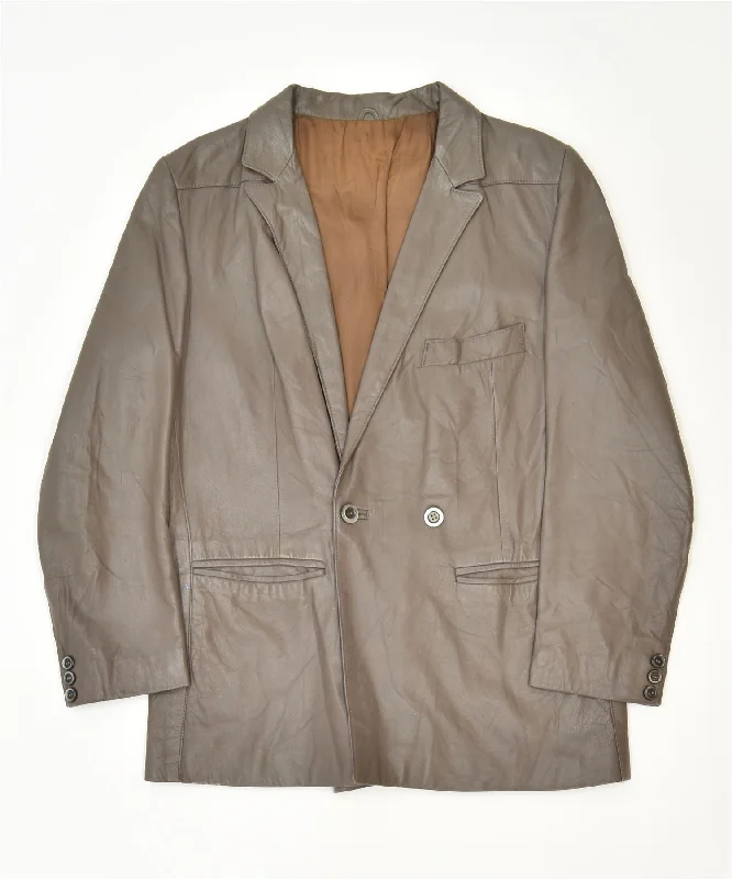 Modern Women's Clothes THE NEW STYLE Womens Leather Jacket IT 46 Large Brown Leather Classic Modern Women's Clothes THE NEW STYLE Womens Leather Jacket IT 46 Large Brown Leather Classic