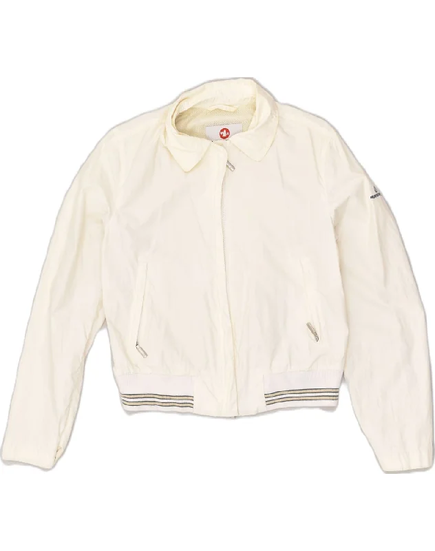 Casual Fashion Trends for Women MURPHY & NYE Womens Bomber Jacket UK 10 Small White Cotton Casual Fashion Trends for Women MURPHY & NYE Womens Bomber Jacket UK 10 Small White Cotton