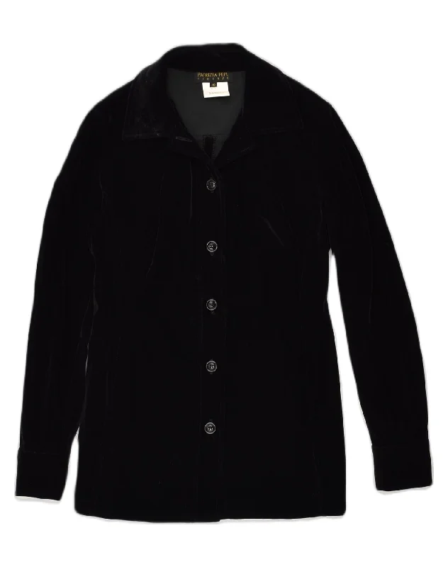 Women's Evening Wear Attire PATRIZIA PEPE Womens Overcoat EU 40 Medium Black Polyester Women's Evening Wear Attire PATRIZIA PEPE Womens Overcoat EU 40 Medium Black Polyester