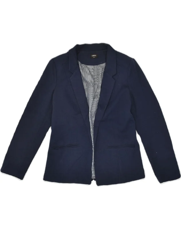 Women's High-End Clothing OASIS Womens Open Blazer Jacket IT 40 Small Navy Blue Polyester Women's High-End Clothing OASIS Womens Open Blazer Jacket IT 40 Small Navy Blue Polyester