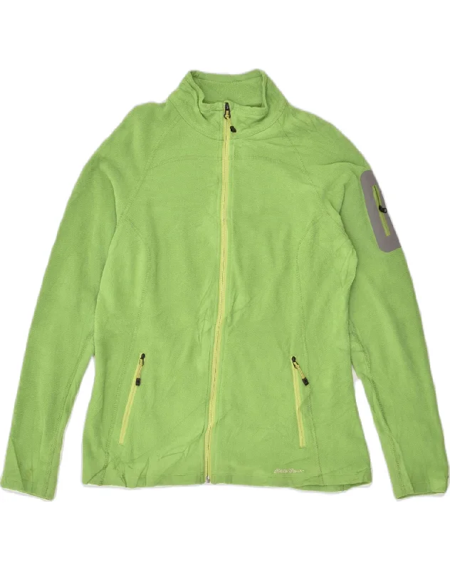 Modern Women's Wardrobe Essentials EDDIE BAUER Womens Fleece Jacket UK 16 Large Green Polyester Modern Women's Wardrobe Essentials EDDIE BAUER Womens Fleece Jacket UK 16 Large Green Polyester