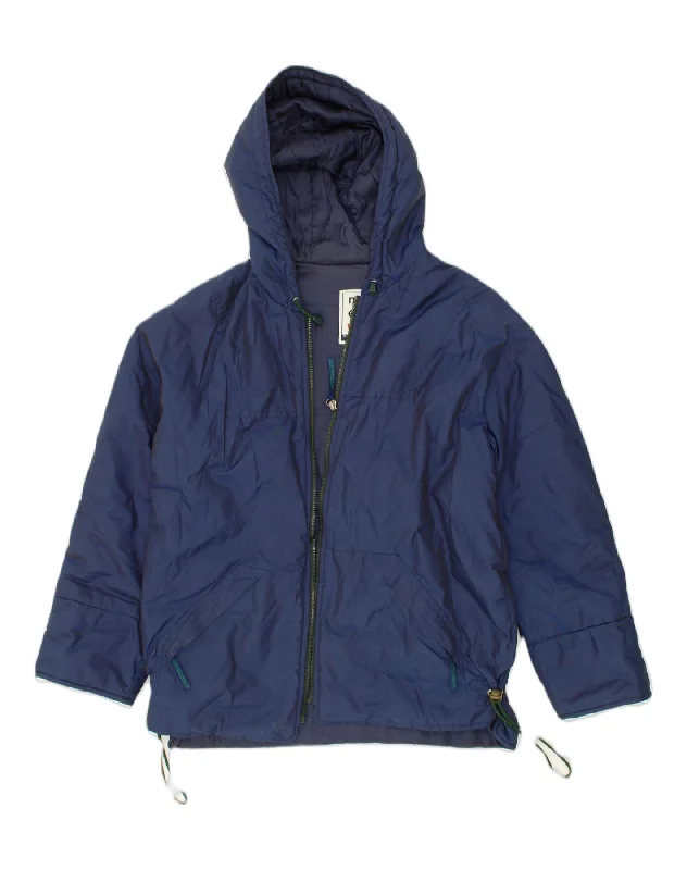 Stylish Women's Apparel NEW PENNY Womens Loose Fit Hooded Padded Jacket IT 42 Medium Navy Blue Stylish Women's Apparel NEW PENNY Womens Loose Fit Hooded Padded Jacket IT 42 Medium Navy Blue