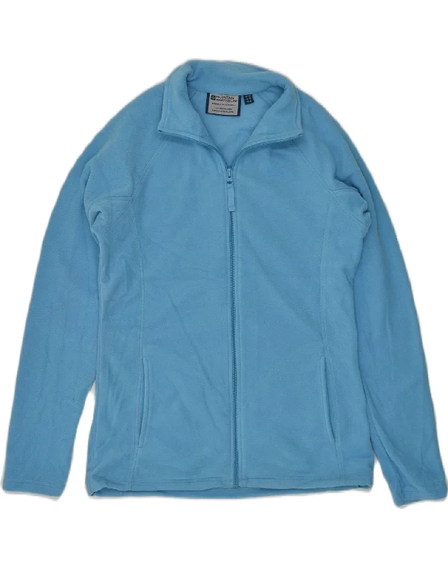 Flash Sales This Week MOUNTAIN WAREHOUSE Womens Fleece Jacket UK 10 Small Blue Polyester