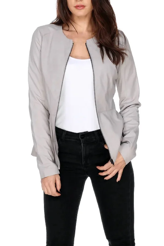 Women's Clothing for Every Season and Trend Flare Fitted Jacket In Mastic