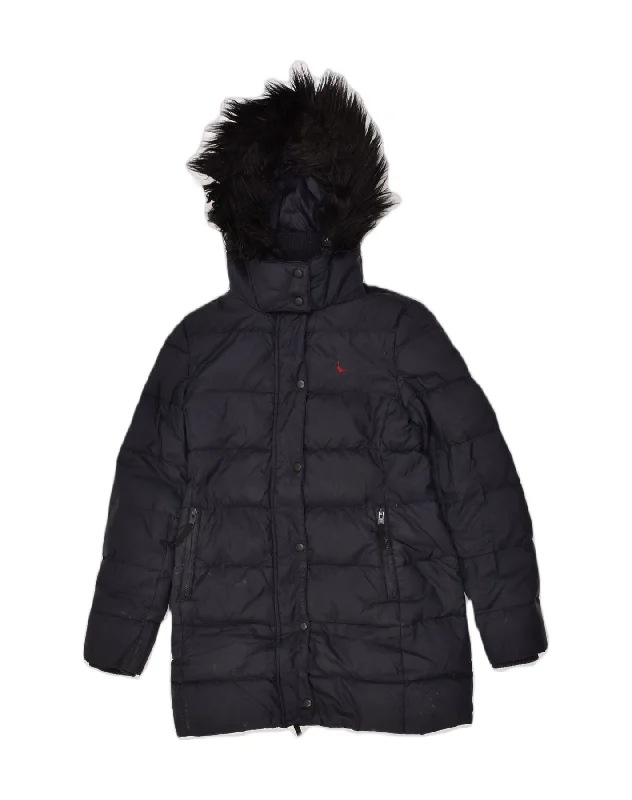 Best Online Clothing Boutiques JACK WILLS Womens Hooded Padded Jacket UK 10 Small Navy Blue Nylon Best Online Clothing Boutiques JACK WILLS Womens Hooded Padded Jacket UK 10 Small Navy Blue Nylon