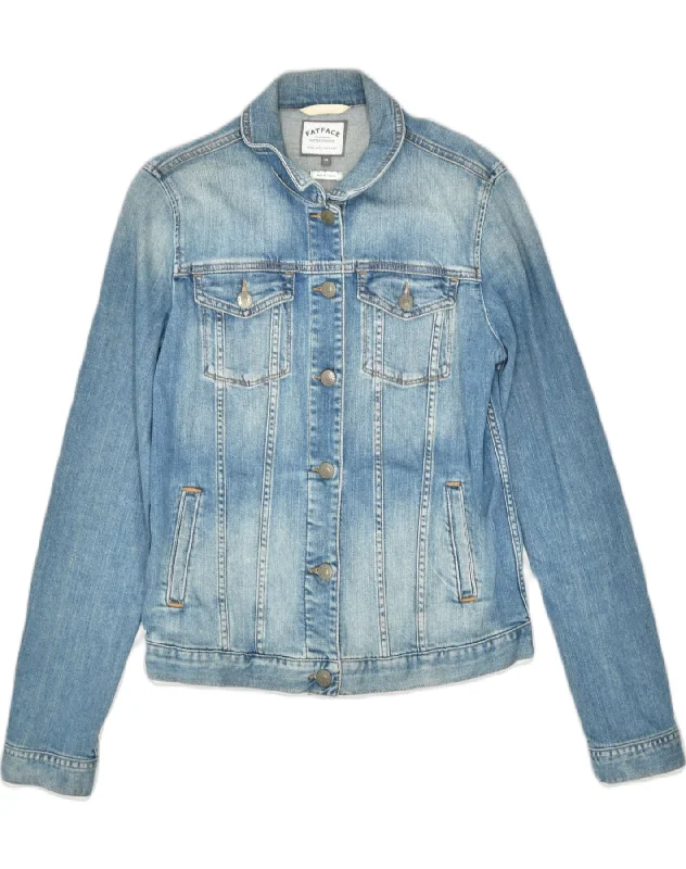 Women's Work Outfit FAT FACE Womens Denim Jacket UK 10 Small  Blue Cotton