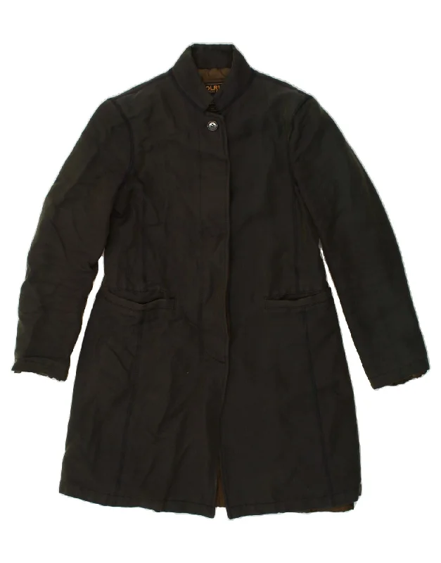 Elegant Women's Fashion WOOLRICH Womens Overcoat UK 14 Medium Navy Blue