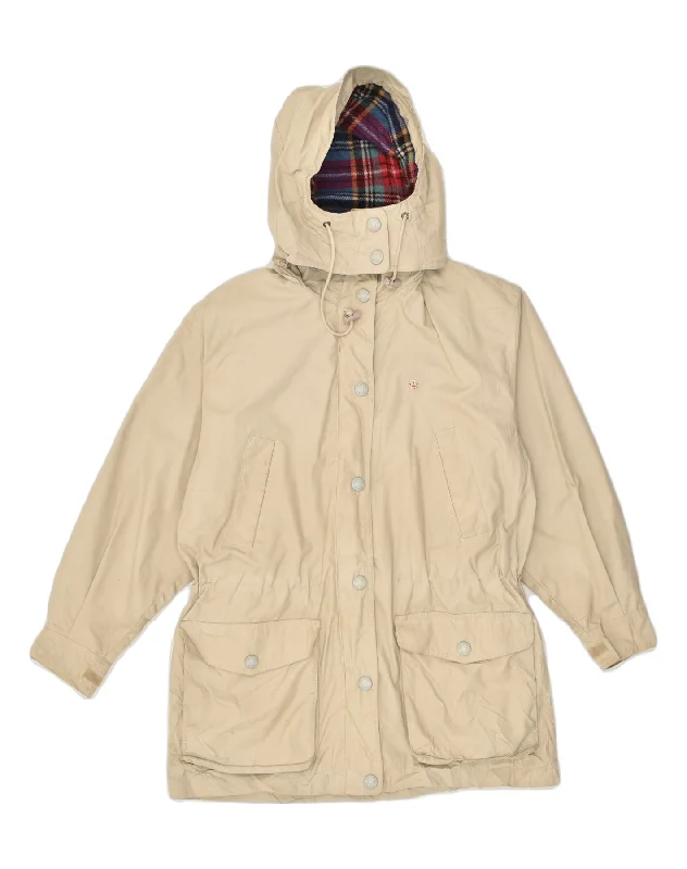 Women's Clothing For Casual Outings EDDIE BAUER Womens Hooded Windbreaker Jacket UK 14 Medium Beige Polyester Women's Clothing For Casual Outings EDDIE BAUER Womens Hooded Windbreaker Jacket UK 14 Medium Beige Polyester