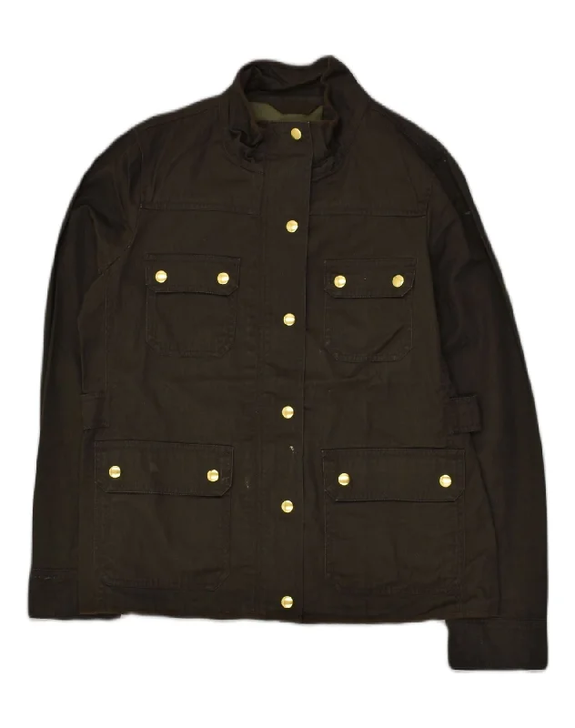 Flash Sale Online J. CREW Womens Utility Jacket UK 14 Medium Black Cotton