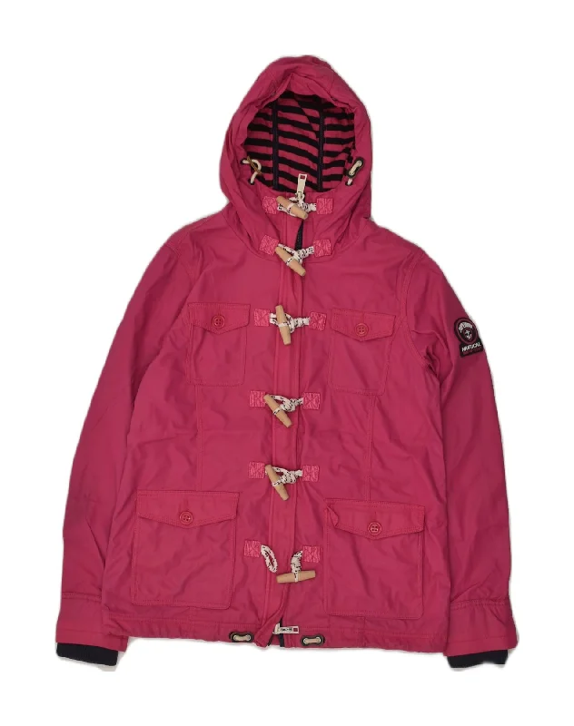 Luxury Women's Clothes SUPERDRY Womens Speedboat Hooded Duffle Jacket UK 14 Medium Pink Luxury Women's Clothes SUPERDRY Womens Speedboat Hooded Duffle Jacket UK 14 Medium Pink