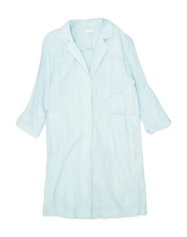 Sale For Women STEFANEL Womens Longline 3 Button Blazer Jacket UK 12 Medium Blue Cotton Sale For Women STEFANEL Womens Longline 3 Button Blazer Jacket UK 12 Medium Blue Cotton