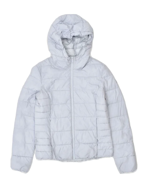 Women's Fashionable Clothing Sets DACK'S Womens Hooded Padded Jacket UK 8 Small Grey Polyester Women's Fashionable Clothing Sets DACK'S Womens Hooded Padded Jacket UK 8 Small Grey Polyester
