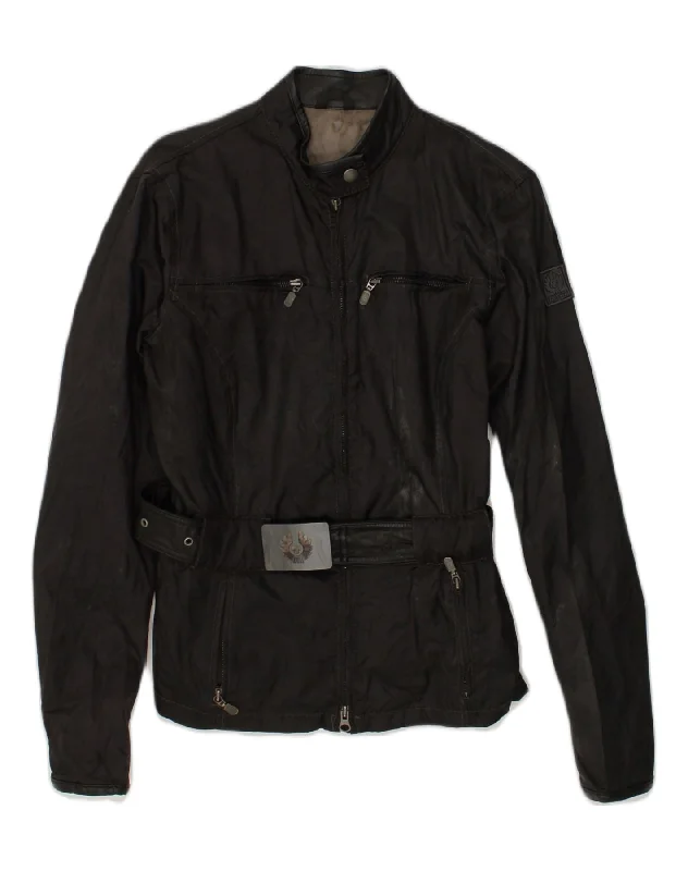 Women's Clothing Boutique BELSTAFF Womens Utility Jacket IT 44 Medium Black Nylon