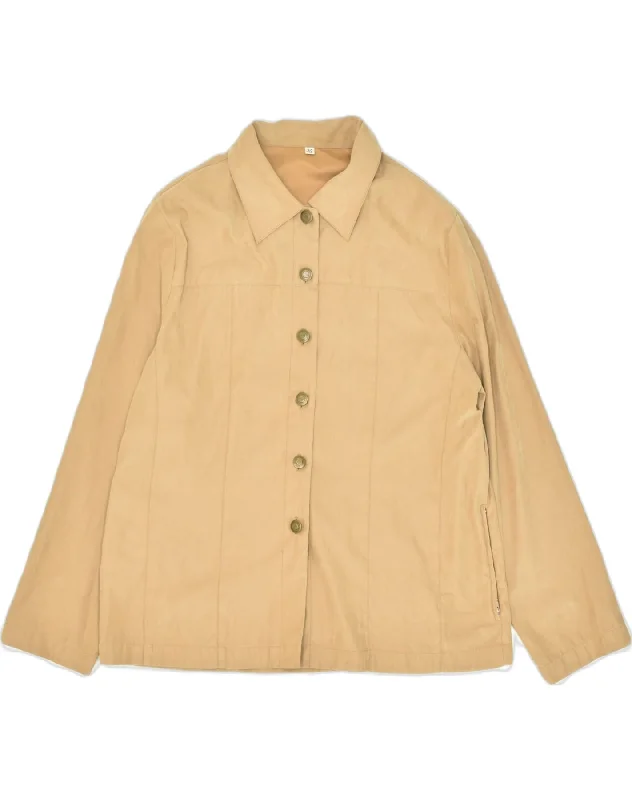 Women's Vacation Outfit Set VINTAGE Womens Bomber Jacket IT 42 Medium Brown Polyester Women's Vacation Outfit Set VINTAGE Womens Bomber Jacket IT 42 Medium Brown Polyester