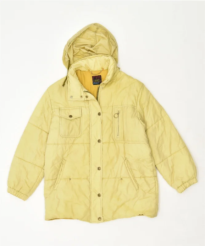 Clothing Sales C'EST COMMECA Womens Padded Jacket IT 44 Medium Yellow Polyamide Vintage Clothing Sales C'EST COMMECA Womens Padded Jacket IT 44 Medium Yellow Polyamide Vintage