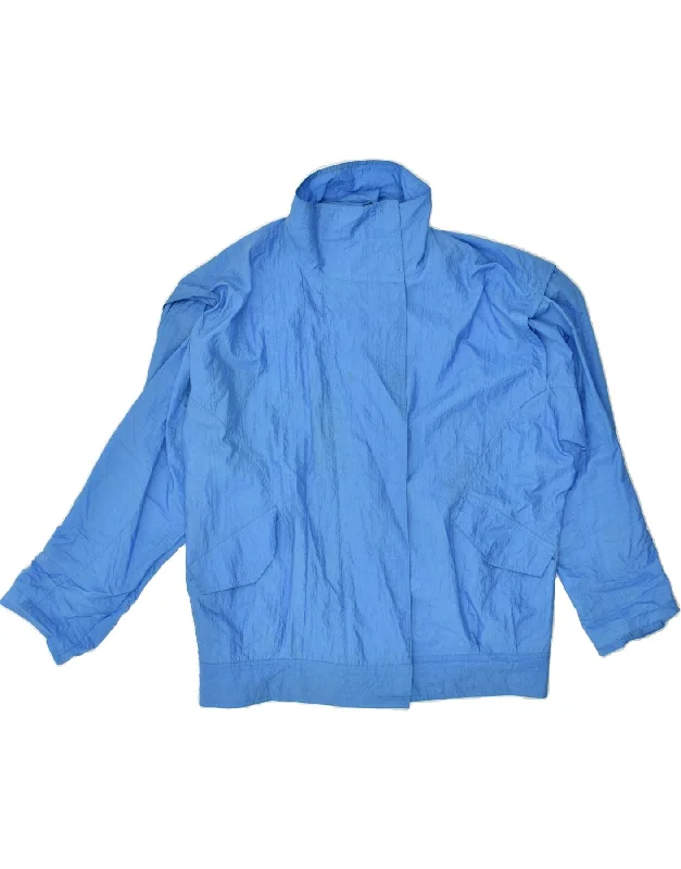 Contemporary Women's Clothing VINTAGE Womens Oversized Bomber Jacket UK 14 Medium Blue Nylon Contemporary Women's Clothing VINTAGE Womens Oversized Bomber Jacket UK 14 Medium Blue Nylon