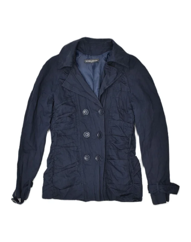 Women's Formal Clothes SANDRO FERRONE Womens Double Breasted Jacket UK 12 Medium Navy Blue Women's Formal Clothes SANDRO FERRONE Womens Double Breasted Jacket UK 12 Medium Navy Blue