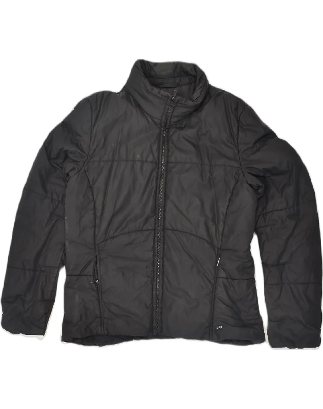 Women's Clothing Online GAS Womens Padded Jacket UK 18 XL Black Polyester